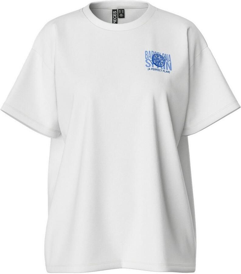 Pieces Shirt met korte mouwen PCTIA SS O-NECK OVERSIZED TEE D2D DMO