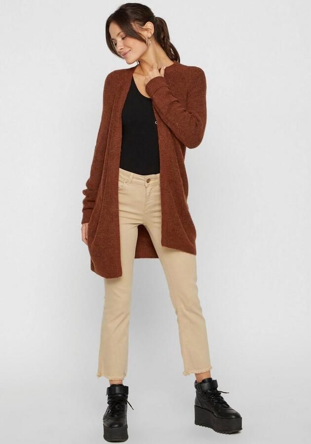 Pieces Zwarte Ronde Hals Lange Mouw T-shirt Black Dames - Foto 6