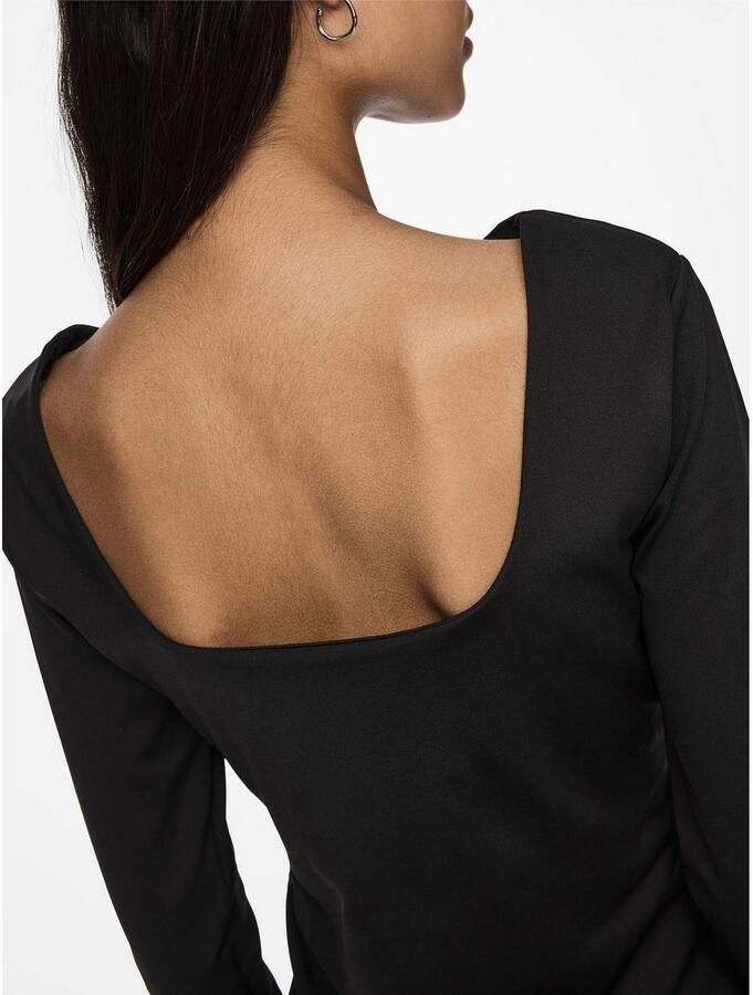 Pieces Shirt met lange mouwen PCNEJA LS REVERSIBLE TOP NOOS EXP BC 2-in-1 omkeerbaar 2 uitsnedevarianten - Foto 2