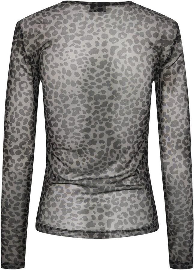 Pieces Shirt met lange mouwen PCNINNI LS MESH TOP NOOS BC - Foto 6