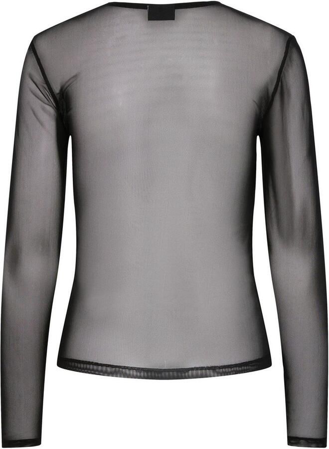 Pieces Shirt met lange mouwen PCNINNI LS MESH TOP NOOS BC - Foto 5