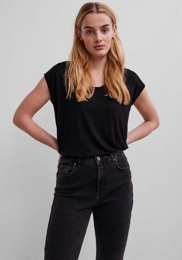 Pieces Shirt met ronde hals PCBILLO TEE SOLID NOOS BC - Foto 4