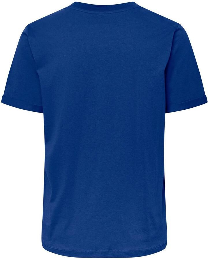 Pieces Shirt met ronde hals PCRIA SS FOLD UP SOLID TEE NOOS BC