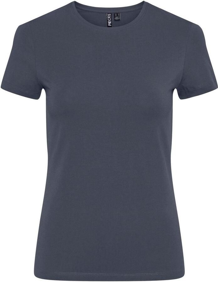 Pieces Shirt met ronde hals PCRIA SS SOLID TEE NOOS BC