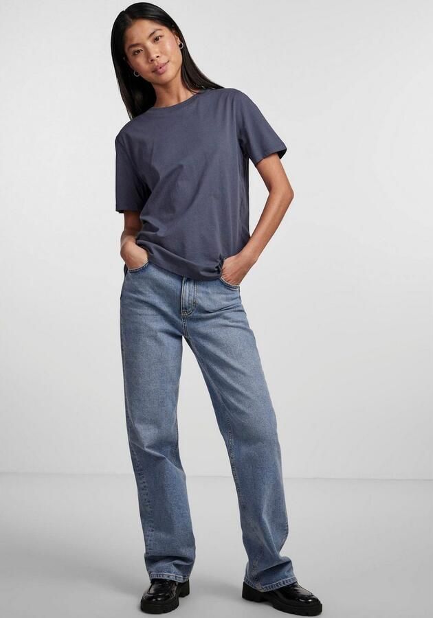 Pieces Shirt met ronde hals PCRIA SS SOLID TEE NOOS BC - Foto 4