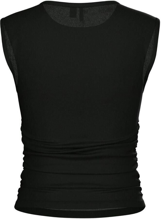 Pieces Slim fit top met plooien opzij model 'MADISON' - Foto 2