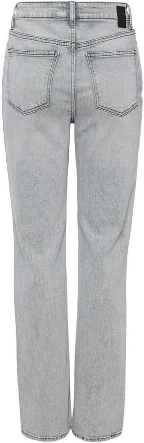 Pieces Straight fit jeans van een mix van katoen en elastaan model 'KELLY' - Foto 3