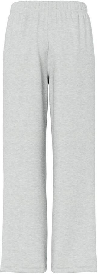 PIECES high waist wide leg sweatpants PCCHILLI lichtgrijs - Foto 4