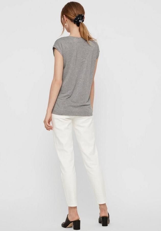 Pieces T-shirt PC BILLO met glinsterstrepen - Foto 5