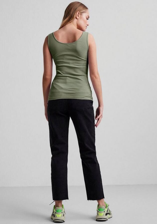 Pieces Slim fit tanktop van katoenmix model 'KITTE' - Foto 3