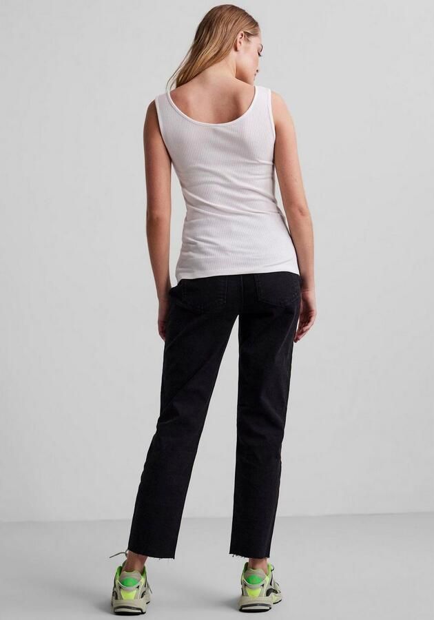 Pieces Slim fit tanktop van katoenmix model 'KITTE' - Foto 4