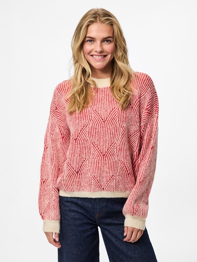 Pieces Comfort fit gebreide pullover met wol model 'JENNA' - Foto 10