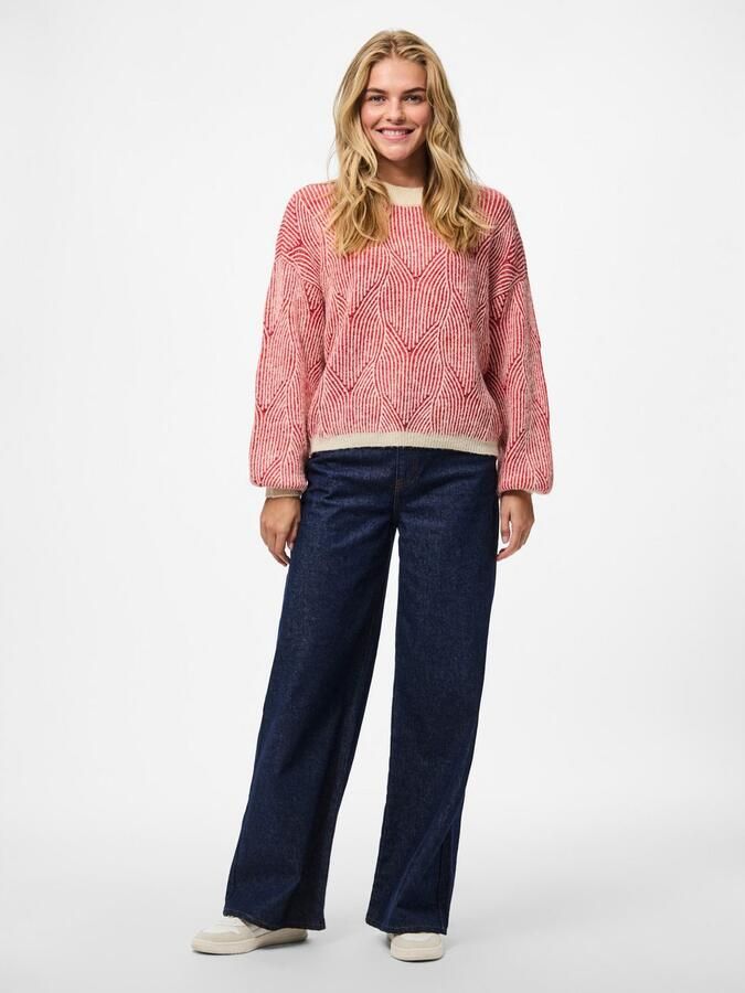 Pieces Comfort fit gebreide pullover met wol model 'JENNA' - Foto 8