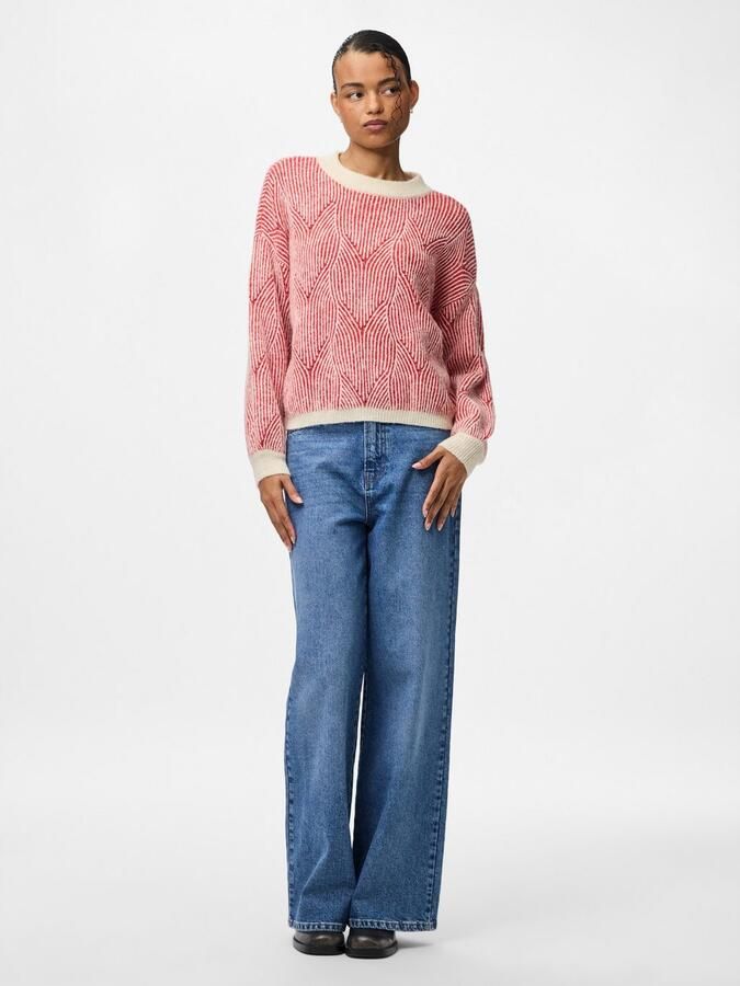 Pieces Comfort fit gebreide pullover met wol model 'JENNA' - Foto 9