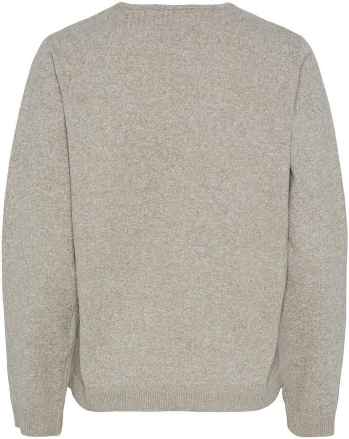 Pieces Regular fit gebreide pullover met extra brede schouders model 'BREE'