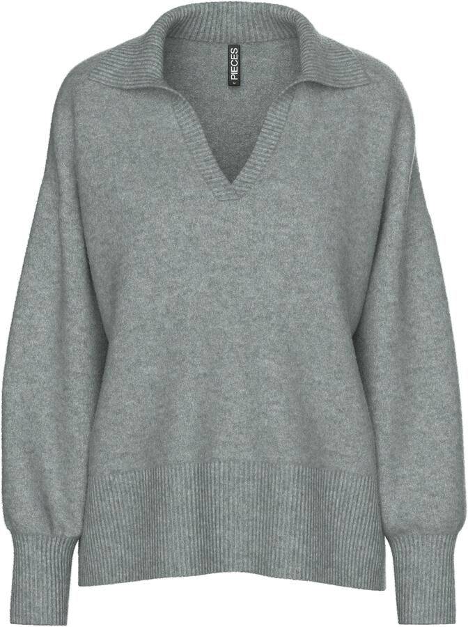 Pieces Regular fit gebreide pullover met wol model 'MALOU'