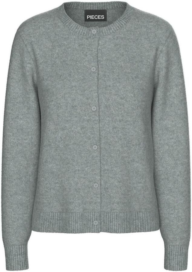 Pieces Regular fit gebreid jack met wol model 'MALOU' - Foto 5