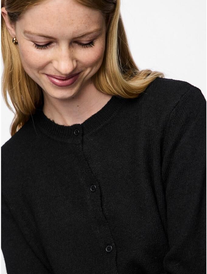 Pieces Regular fit gebreid jack met wol model 'MALOU' - Foto 2