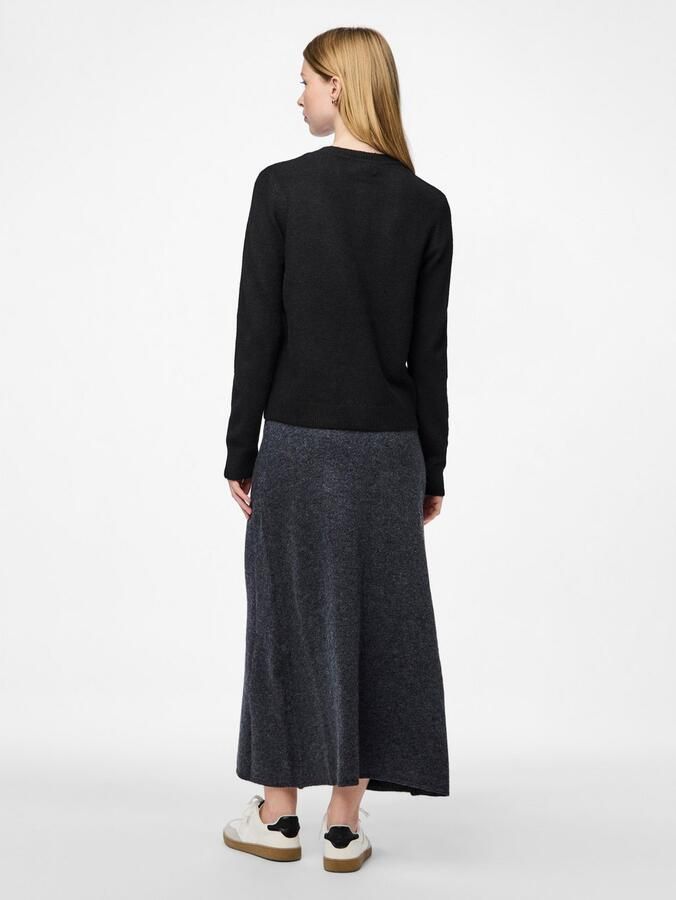 Pieces Regular fit gebreid jack met wol model 'MALOU' - Foto 5