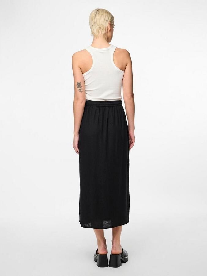 Pieces Zomerrok PCPIA MW ANKLE SKIRT WVN NOOS - Foto 3