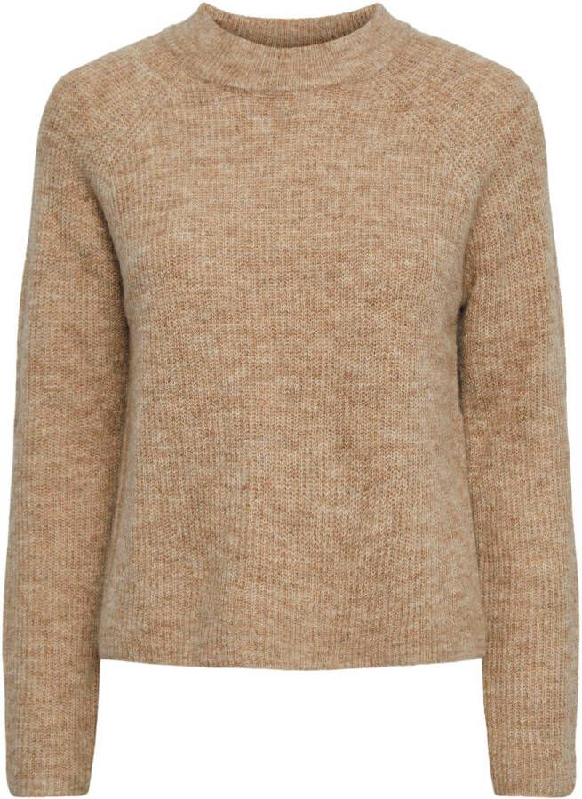 Pieces Trui met ronde hals PCELLEN LS O-NECK KNIT NOOS BC
