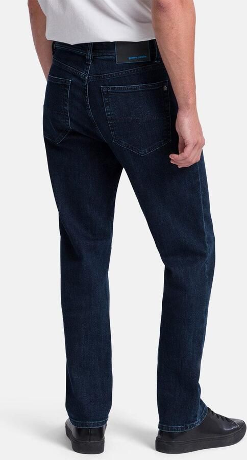 Pierre Cardin jeans blauw effen katoen met steekzakken - Foto 3