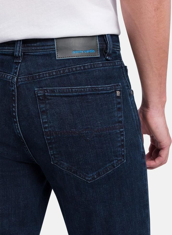 Pierre Cardin jeans blauw effen katoen met steekzakken - Foto 6