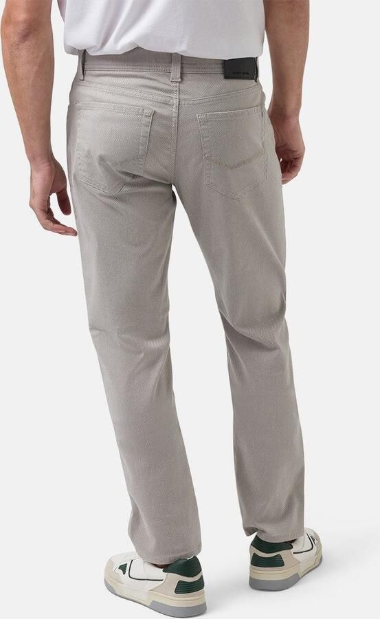Pierre Cardin Futureflex Lyon Tapered Katoenen Broek Beige Heren - Foto 9