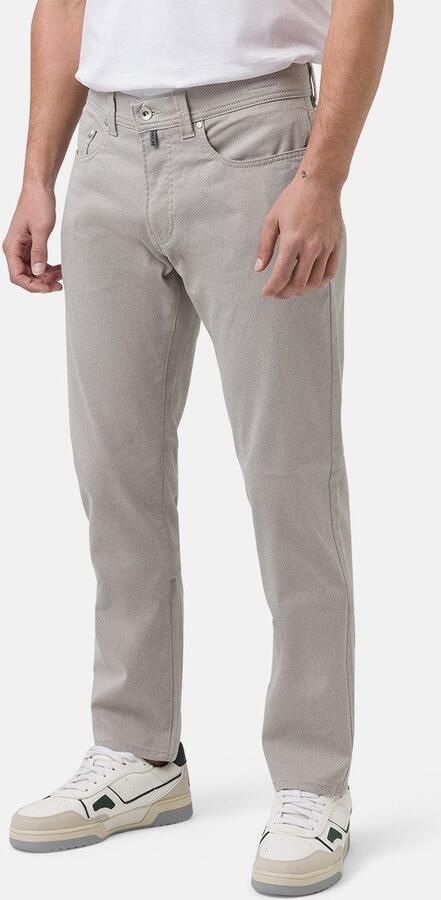Pierre Cardin Futureflex Lyon Tapered Katoenen Broek Beige Heren - Foto 12