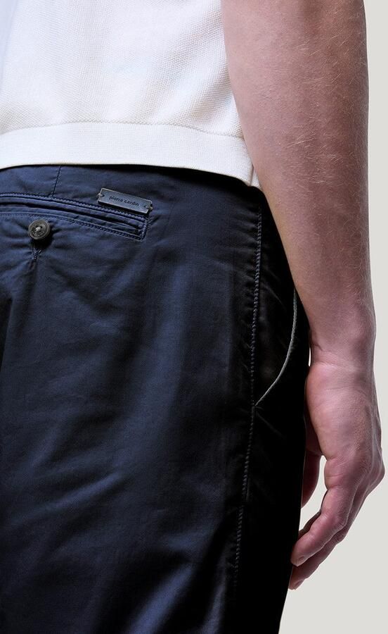 Pierre Cardin Korte regular fit broek met achterzakken model 'Strasbourg'