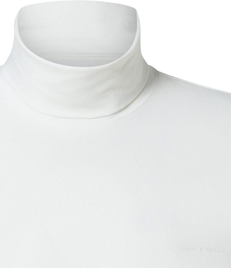 Pierre Cardin Colshirt effen katoen met stretch