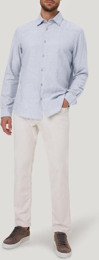 Pierre Cardin Overhemd met lange mouwen TW 106 met linnenstructuur - Foto 4