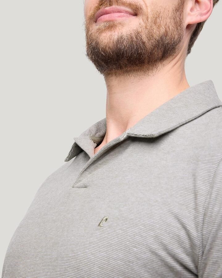 Pierre Cardin Poloshirt met open kraag