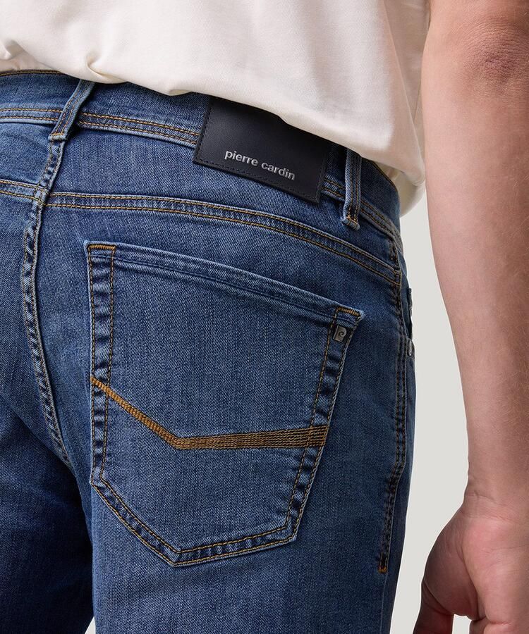 Pierre Cardin Korte jeans met steekzakken model 'Sisteron'