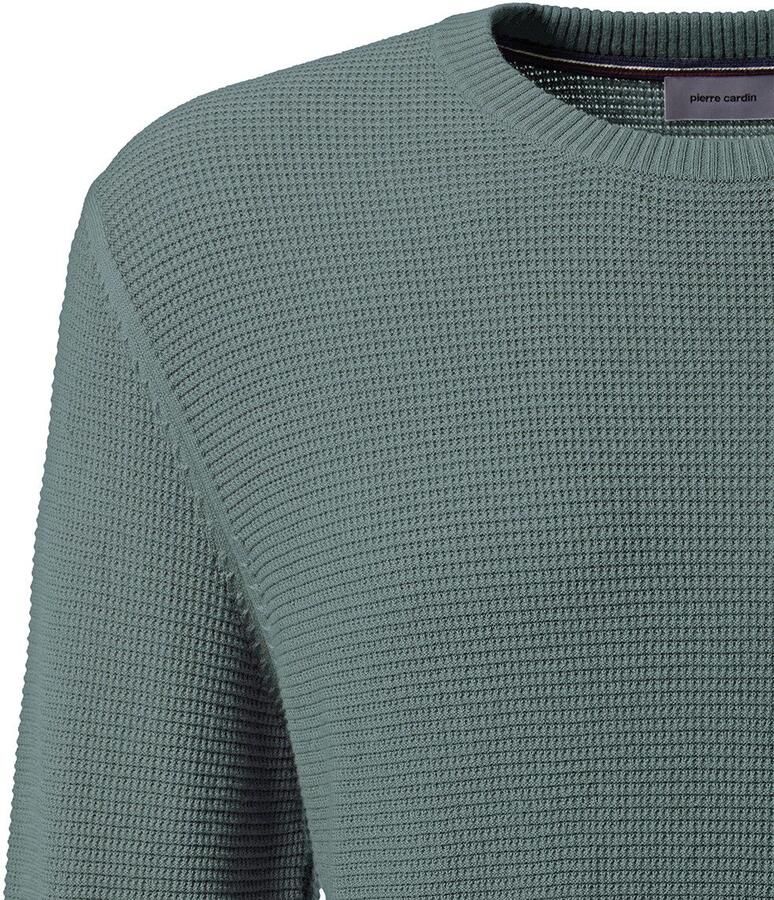 Pierre Cardin Trui met ronde hals met structuur