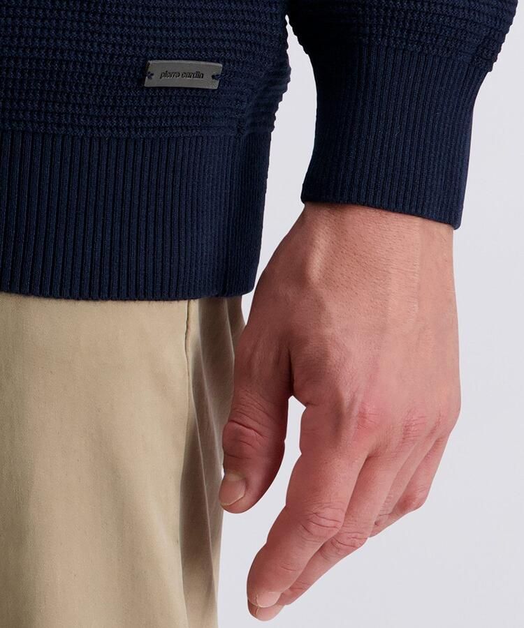 Pierre Cardin Trui met ronde hals met structuur - Foto 4