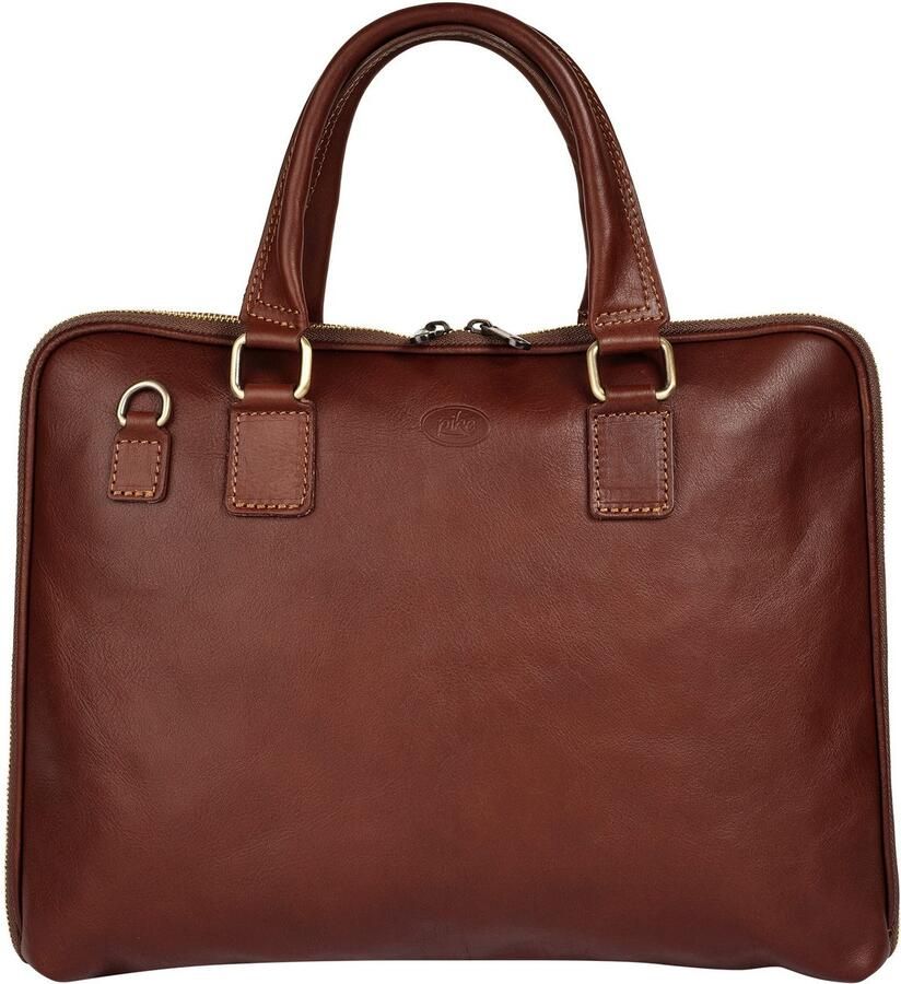 Piké Aktetas echt leer made in italy