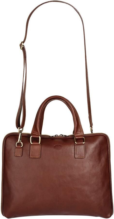 Piké Aktetas echt leer made in italy - Foto 4