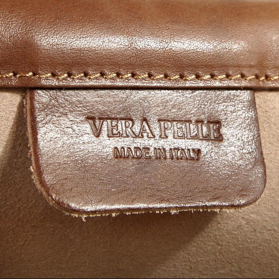 Piké Aktetas echt leer made in italy - Foto 2