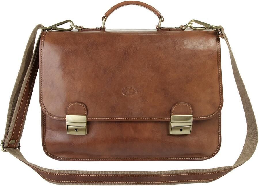 Piké Aktetas echt leer made in italy - Foto 6