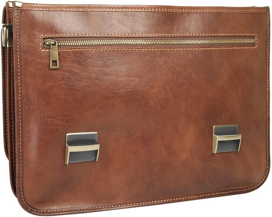 Piké Aktetas echt leer made in italy - Foto 4