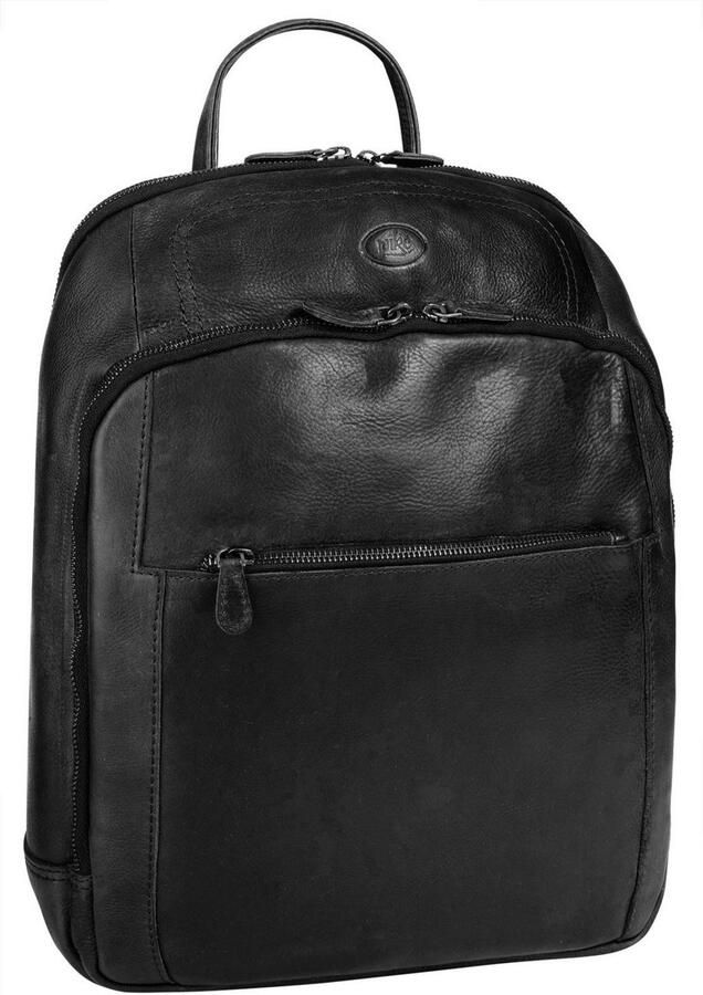 Piké Laptoprugzak echt leer made in italy - Foto 6