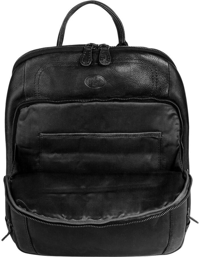 Piké Laptoprugzak echt leer made in italy - Foto 2