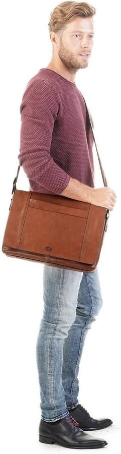 Piké Messenger Bag echt leder - Foto 7