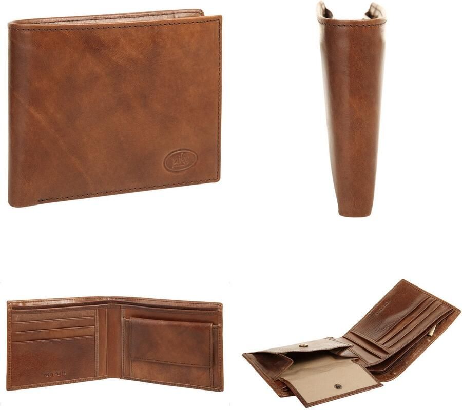 Piké Portemonnee echt leder