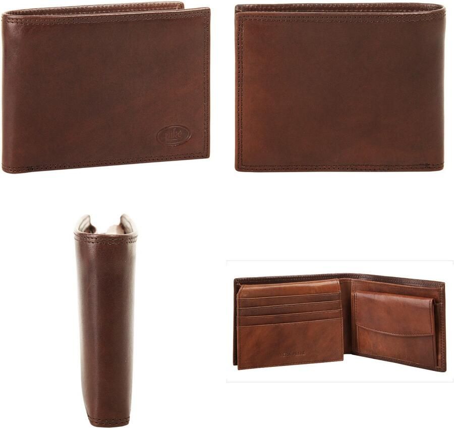 Piké Portemonnee echt leder