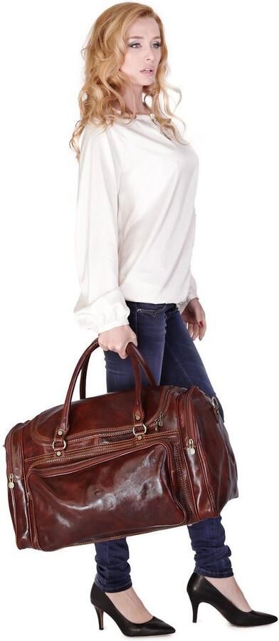 Piké Reistas echt leer made in italy - Foto 7