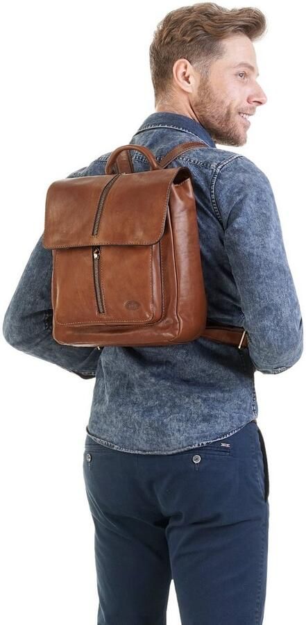 Piké Rugzak echt leder - Foto 2