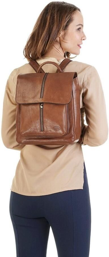 Piké Rugzak echt leder - Foto 3