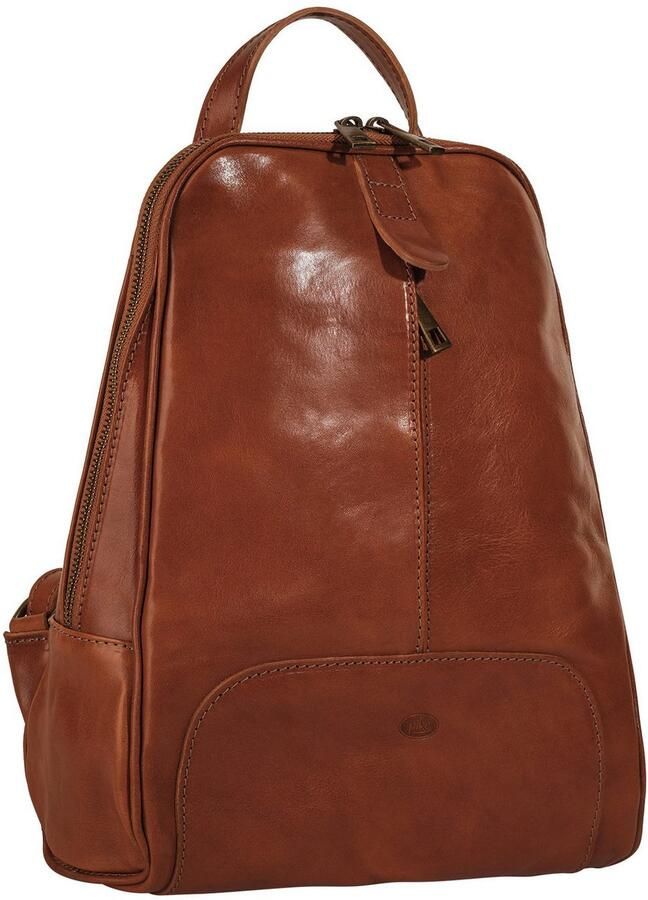 Piké Rugzak echt leer made in italy - Foto 2